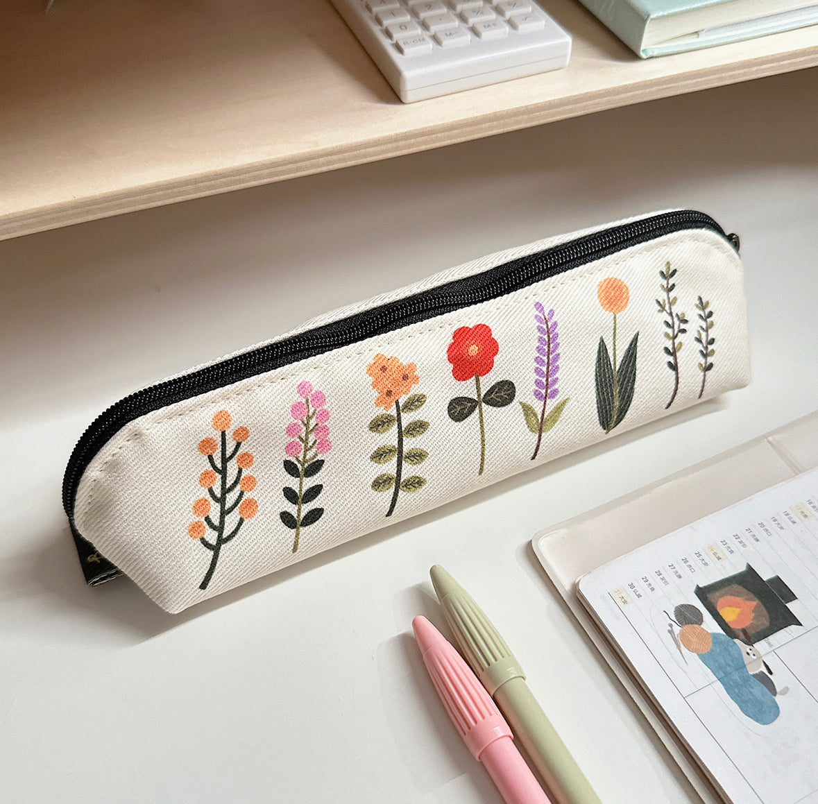 Flower Pen Case