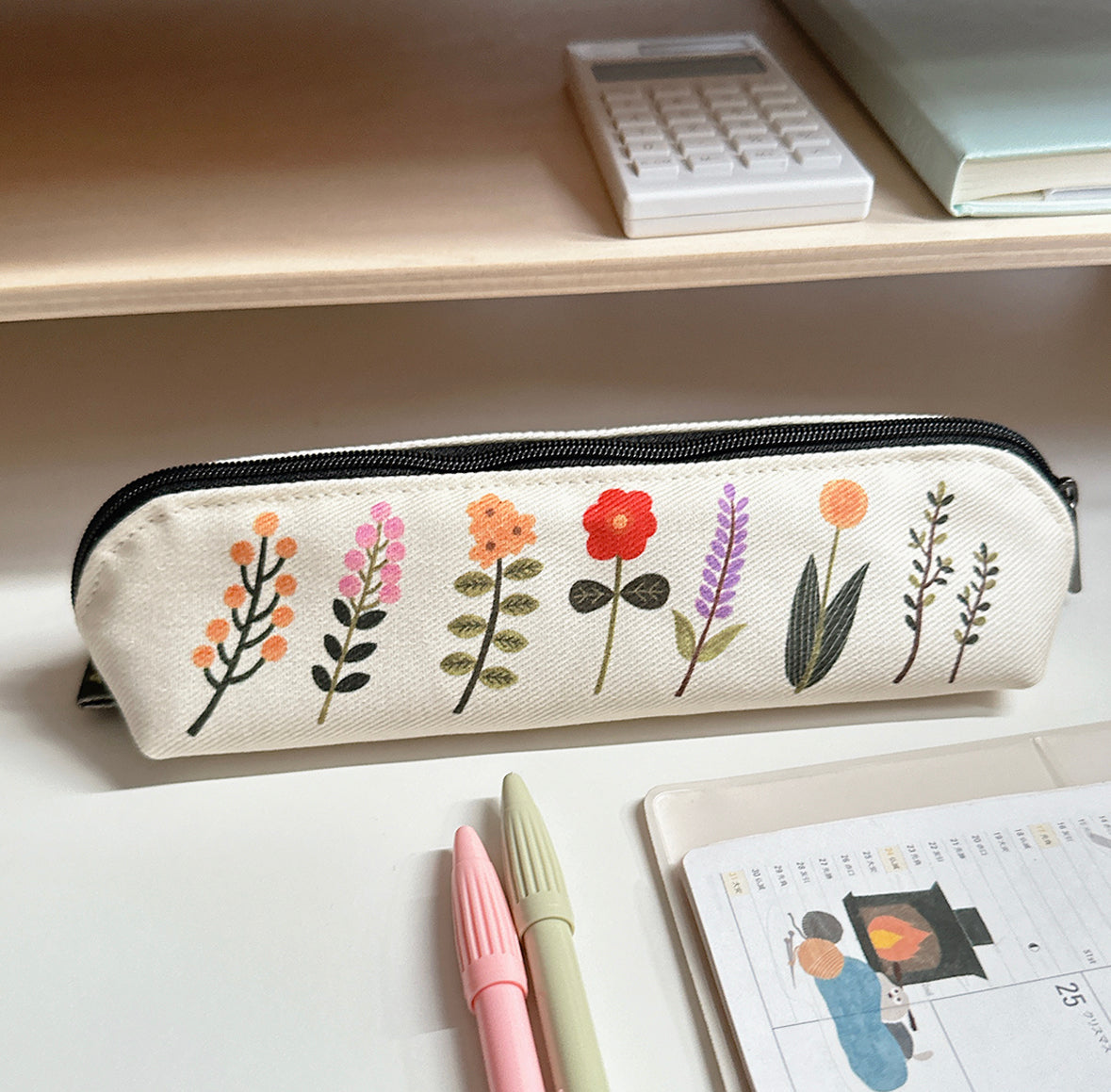 Flower Pen Case