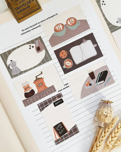 Cafe Sticky Memo Roll