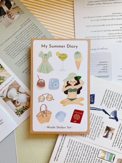 The Summer Sticker Pack – “My Summer Diary”