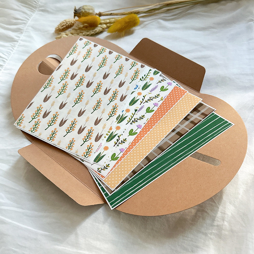 Washi Sticker Sheet Set 01  "Summer to Autumn"