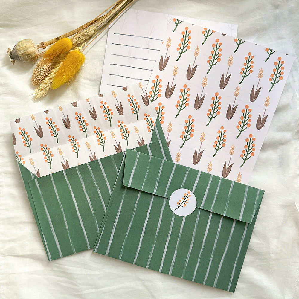 Letter Writing Set 01 "A Cozy Day in Autumn"