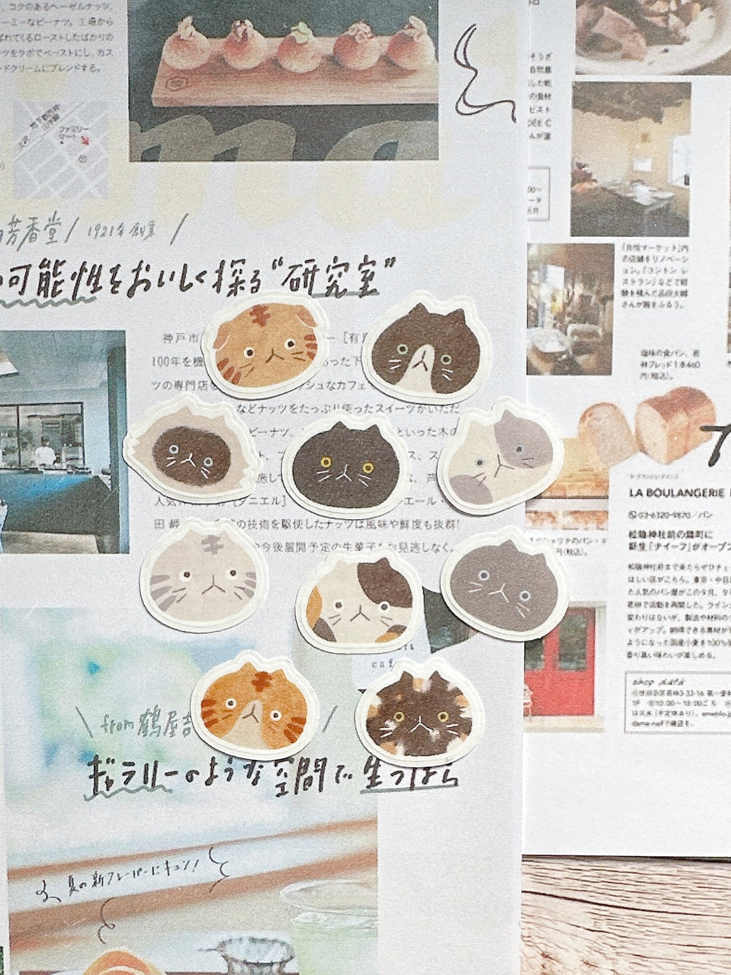 All Sort of Cats – Flake Stickers