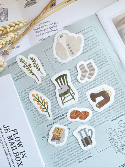 Washi Sticker Flakes 01 "Cozy Weekend"