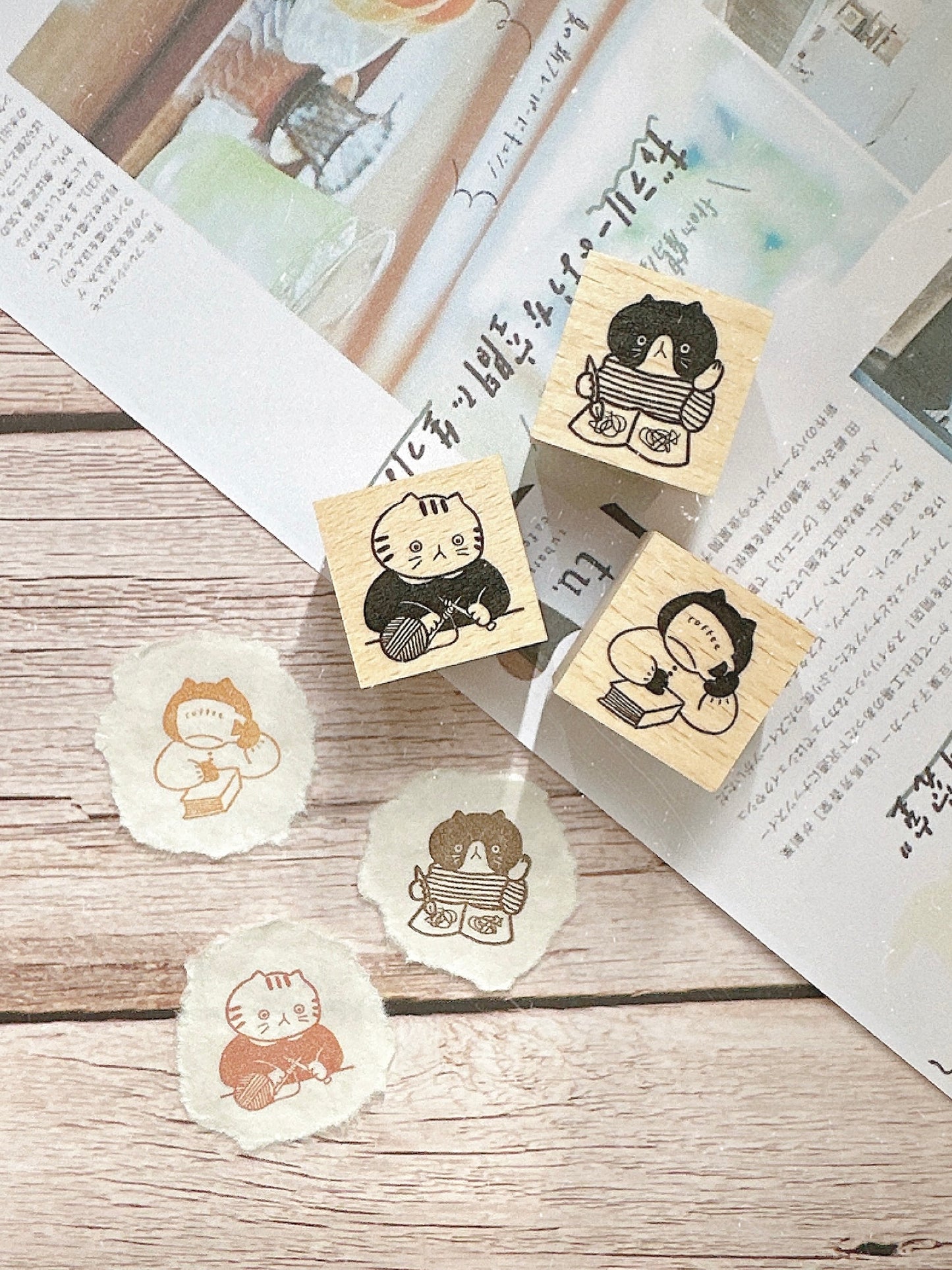 The Journaling Cat Stamp