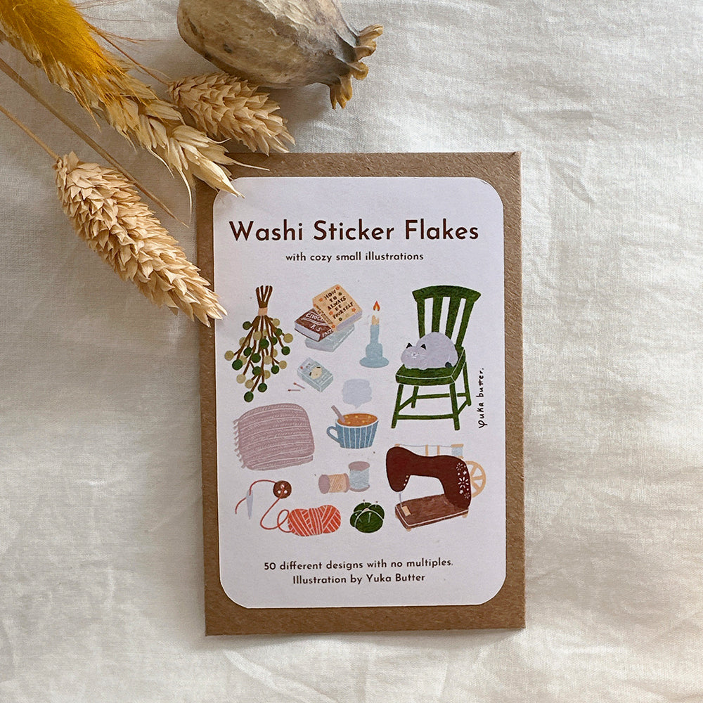 Washi Sticker Flakes 01 "Cozy Weekend"