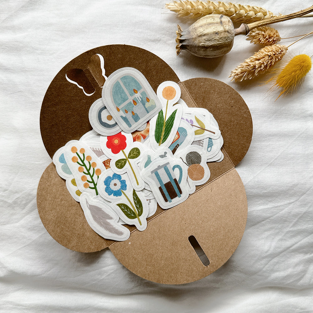 Washi Sticker Flakes 01 "Cozy Weekend"