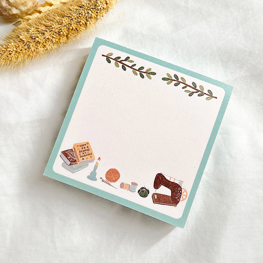 'Cozy Things at Grandma's House'  Memo Pad