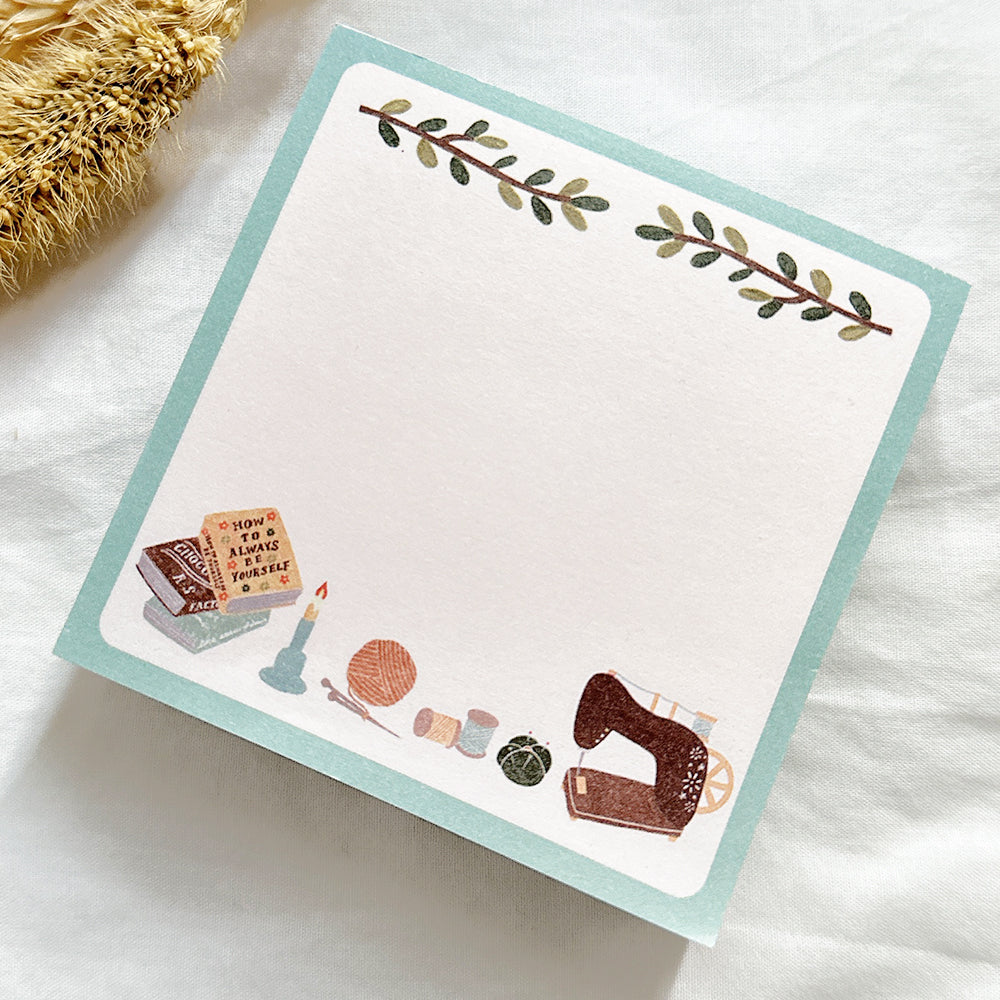 'Cozy Things at Grandma's House'  Memo Pad