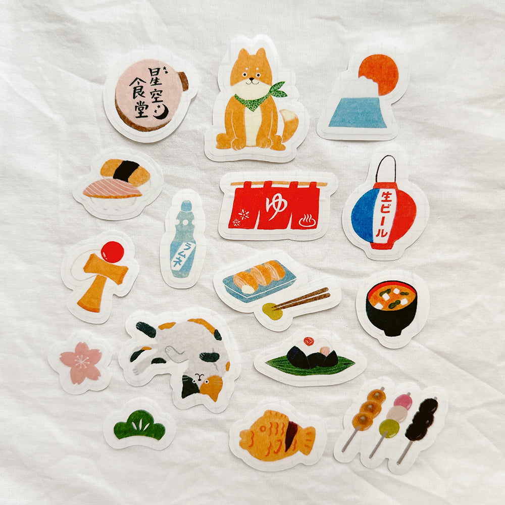 Washi Sticker Flakes 04“The Memories of Japan Travel”