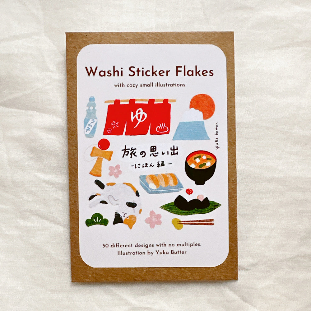 Washi Sticker Flakes 04“The Memories of Japan Travel”