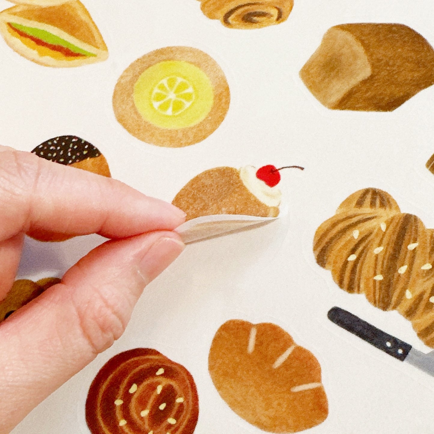 "Bread Collection" Washi Sticker Sheet