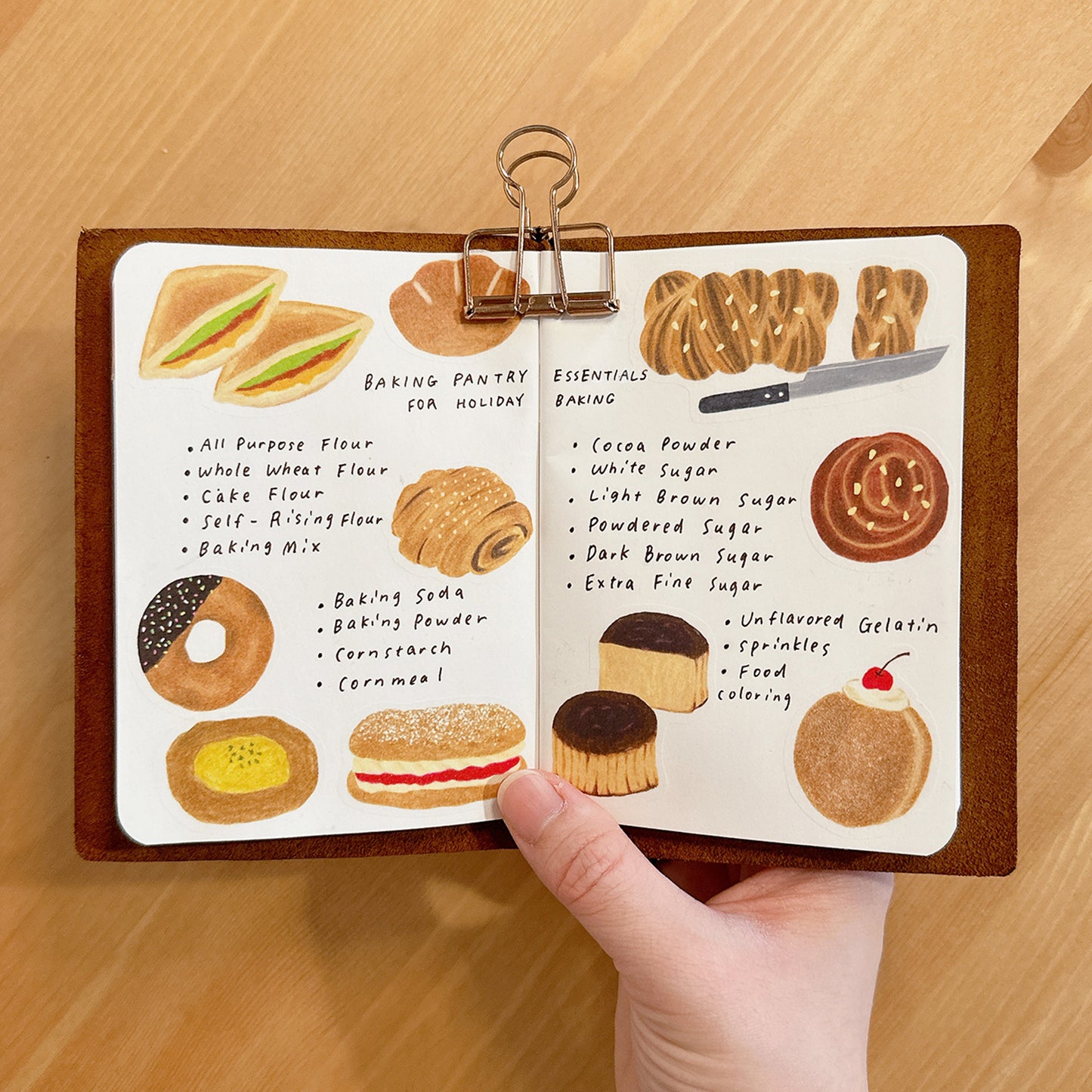 "Bread Collection" Washi Sticker Sheet