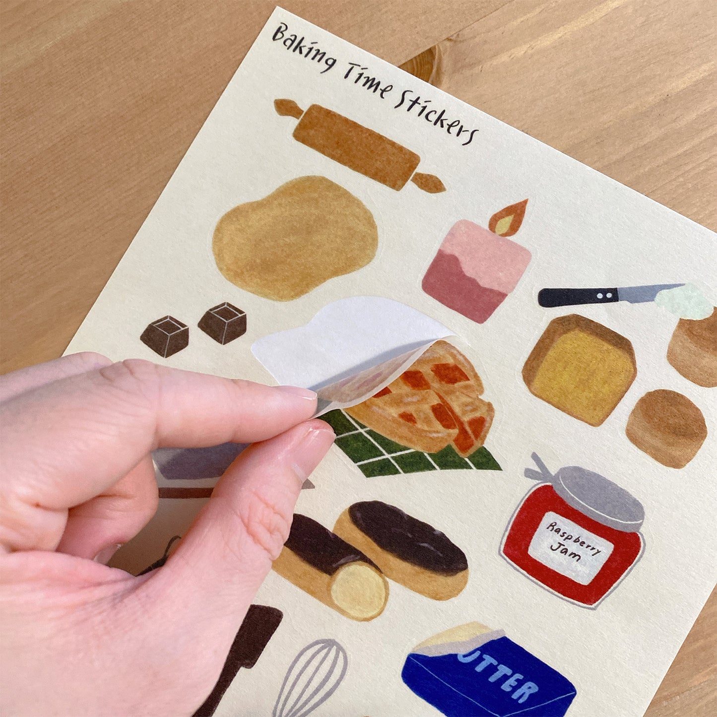 "Baking Time" Washi Sticker Sheet